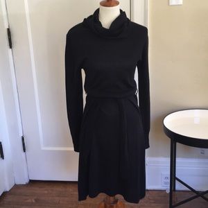Black lightweight sweater dress
